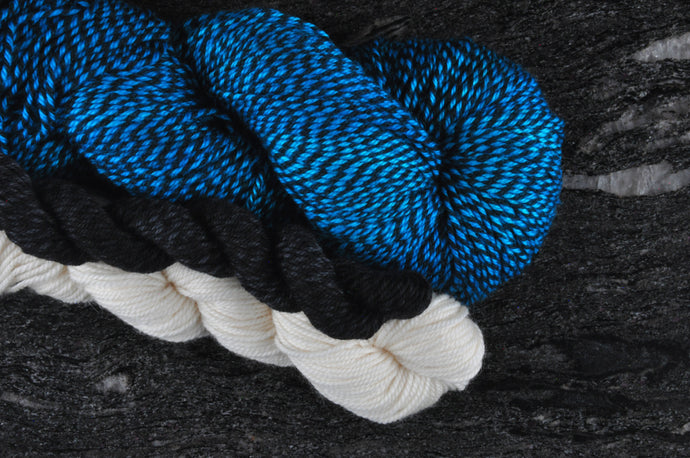 Marled DK Work Sock Bundle - Aruba Blue