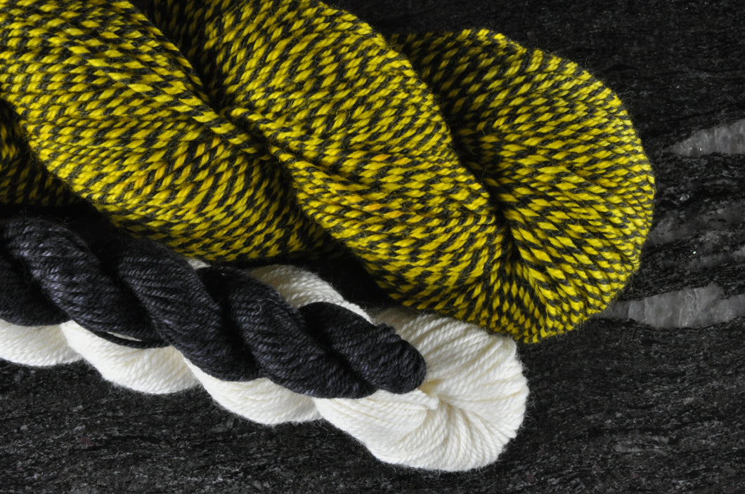 Marled Fingering Work Sock Bundle - Good Idea Yellow