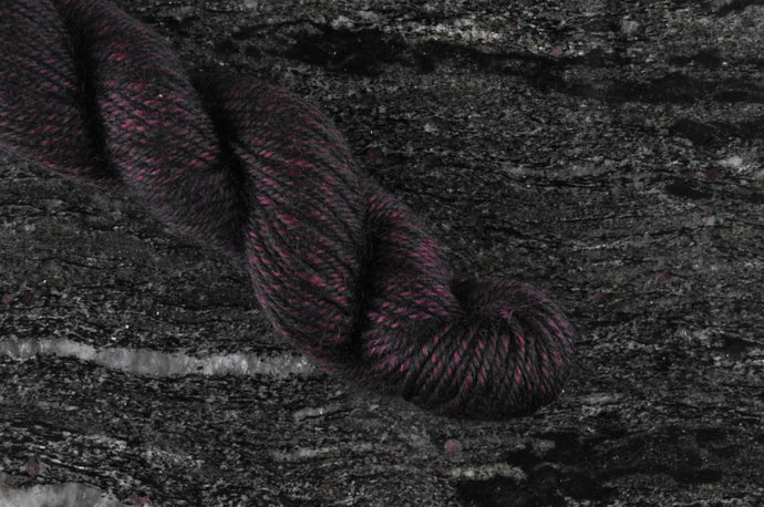 Marled Grape Maroon - 110g - Fingering - CC