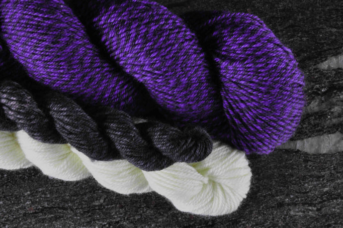 Marled DK Work Sock Bundle - True Purple