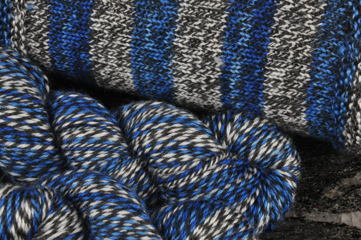 Marled Twin Peacock Blue – Timber Yarns