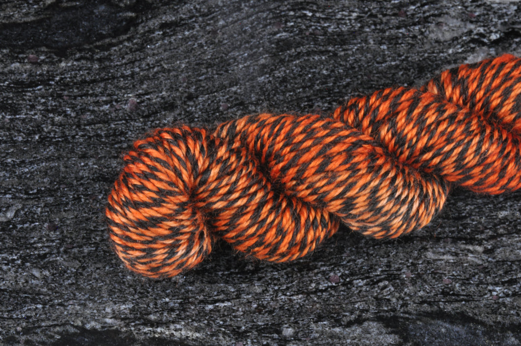 Marled Sunset Orange - 110g - Fingering – Timber Yarns